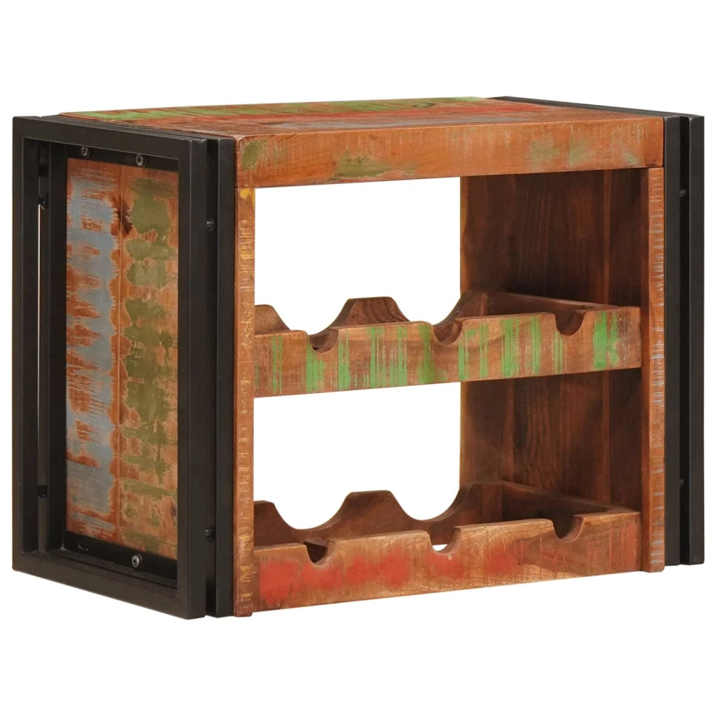 Portabottiglie Marrone 60 x 45 x 33 cm Legno massello riciclato CFW9645355
