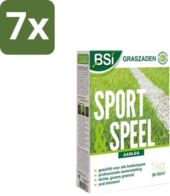 Impronta di gazon sportivo e di gioco - 1 kg - Confezione in bulk - 7 pezzi