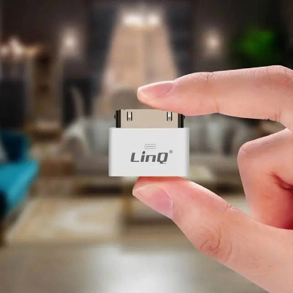 Trade Shop - Adattatore Di Ricarica Sincronizzazione Iphone Apple Da 30 Pin A Lightning Ip-7749 -