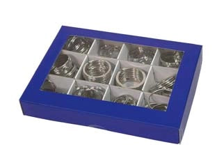 ANELLI PER CHIAVI IN ASSORTIMENTO - 1 confezione