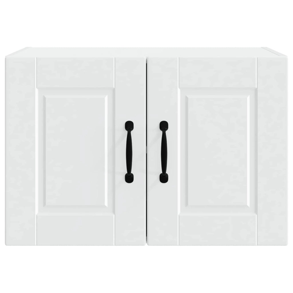 Set di 2 pensili da cucina moderni 60 x 31 x 40 cm pratici per riporre oggetti in legno composito bianco 02_0054262