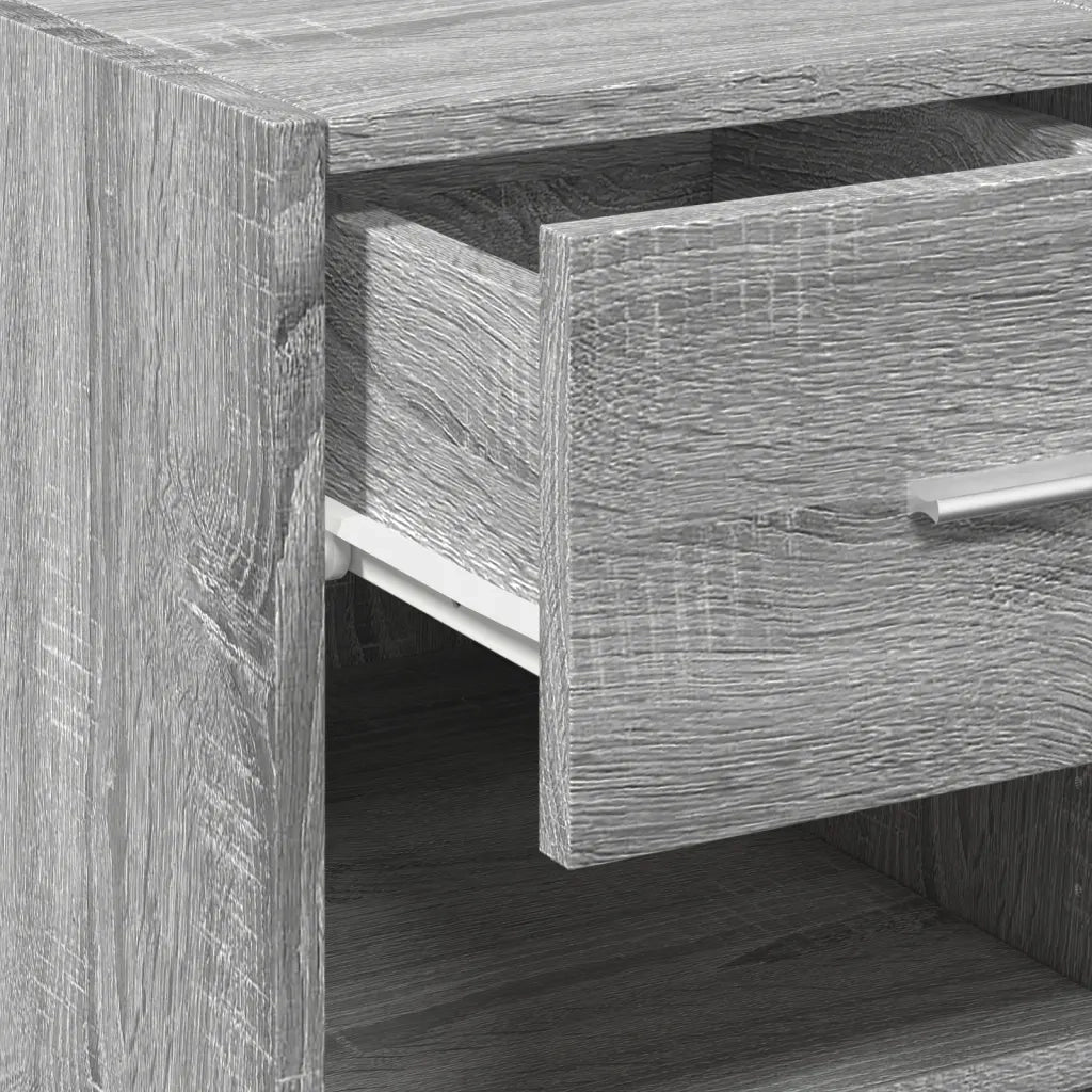 vidaXL Credenza Grigio Sonoma 30x42,5x93 cm in Legno Multistrato