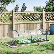 Serra da giardino in PVC trasparente 250x100x80 cm