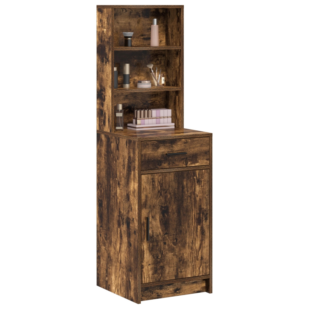 Mobile Alto in Rovere FumÃ¨, 40x41x135 cm, in Legno Ingegnerizzato