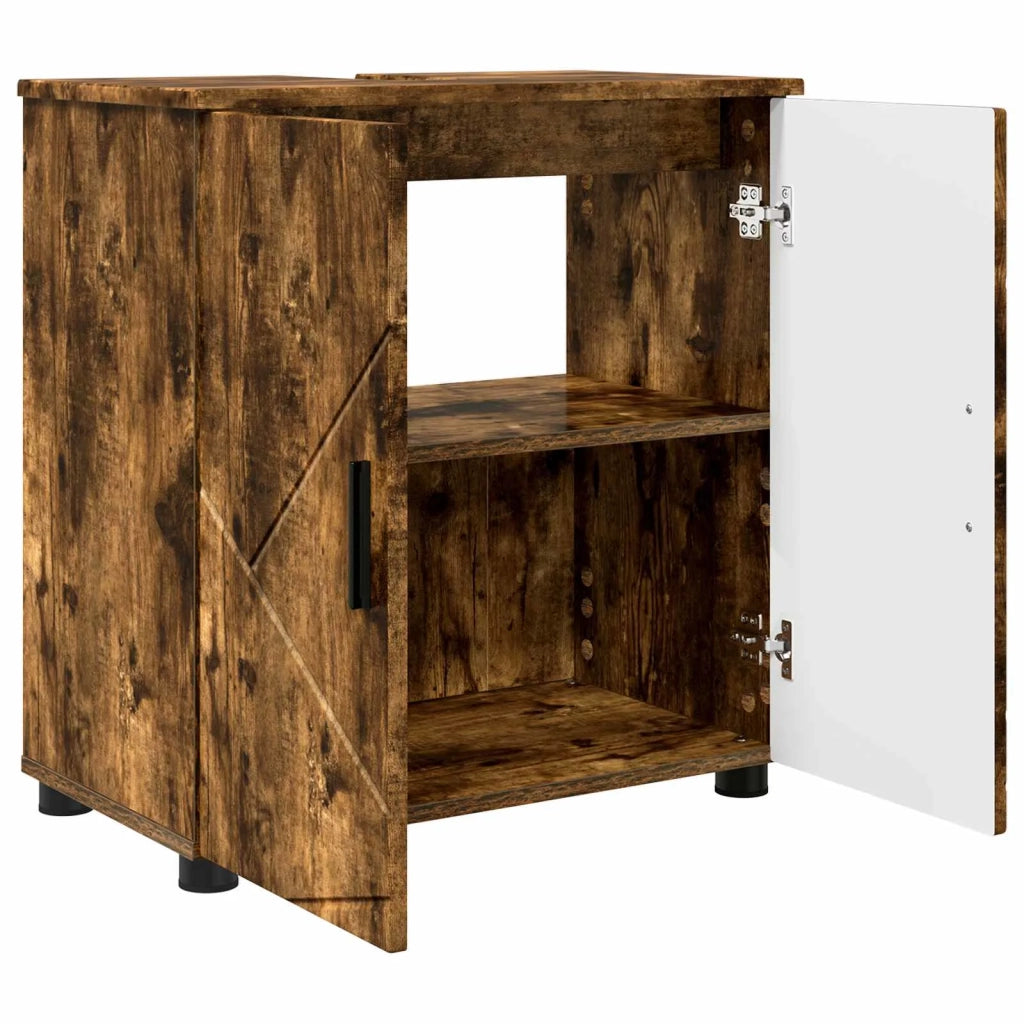 Mobile da Bagno con archiviazione Rovere fumé 61 x 35 x 64 cm 883289