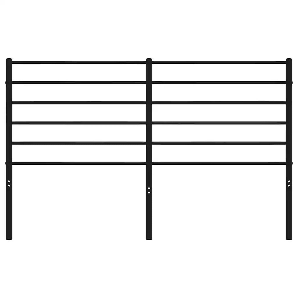 Testiera di Ricambio in Metallo Nero 160 cm 352354