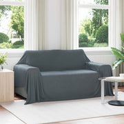 Coperta Grigio scuro 280 x 210 cm Panno