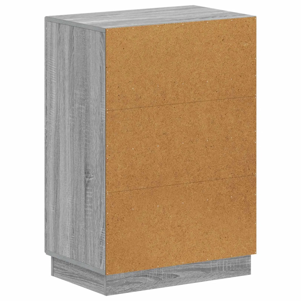 Mobile per scarpe HOORN 59,5 x 39,5 x 87 cm Sonoma grigio 897311