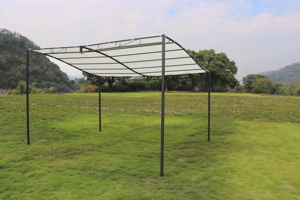 GAZEBO PERGOLA AUTOPORTANTE CON STRUTTURA IN ACCIAIO 3 X 4 MT