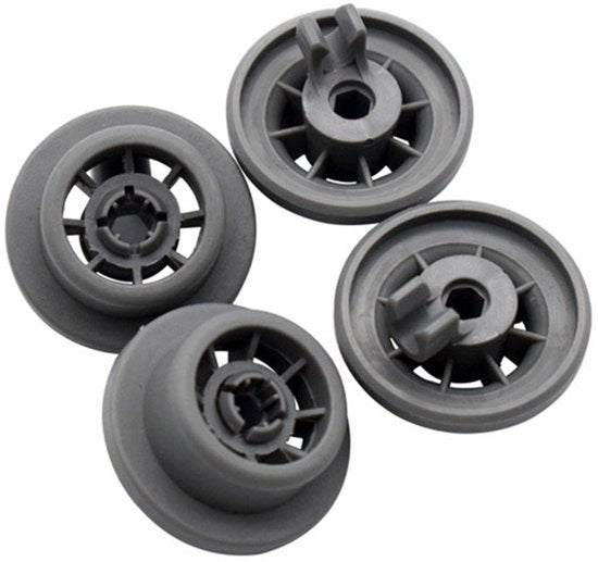 Adatto per Bosch Siemens Neff 165314 Componenti per lavastoviglie ruote componenti per lavastoviglie - 4 pezzi