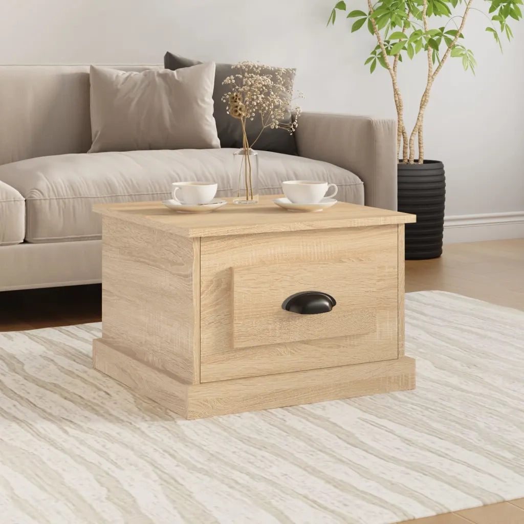Tavolino da salotto | Tavolino da caff¨¨ | Tavolino da Soggiorno Rovere Sonoma 50x50x35 cm Legno Multistrato