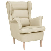 Poltrona | Sedia Relax Crema 74x84x100 cm in Tessuto