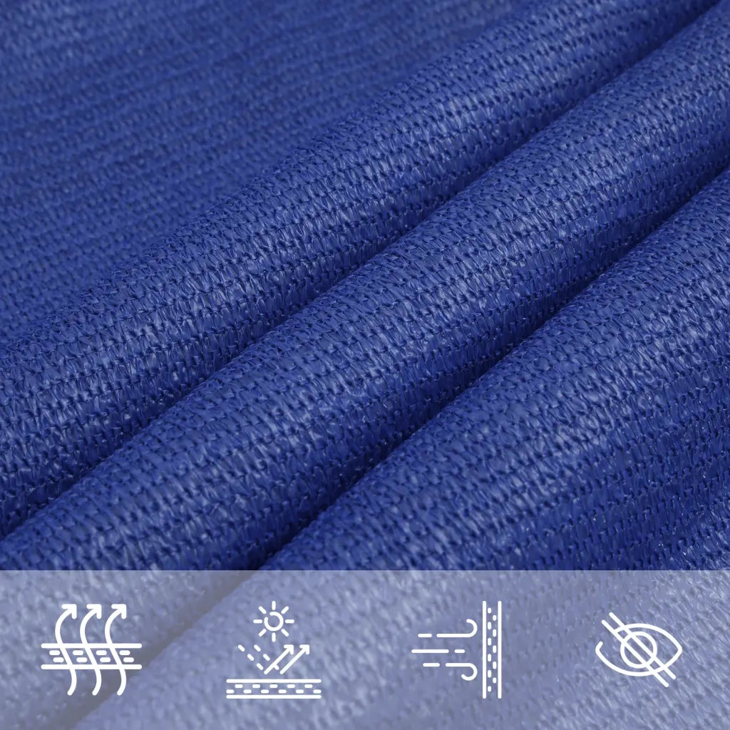 Vela Parasole 160 g/m² Blu 2,5x2,5x3,5 m in HDPE 311526