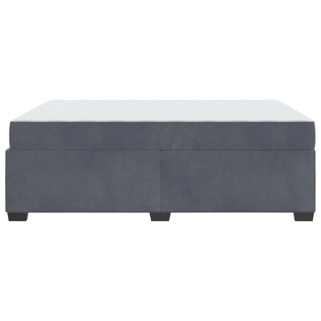 Struttura del letto Grigio scuro 160 x 200 cm Tessuto 3399297