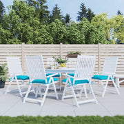 Cuscini per Sedia 6 pz Turchese 50x50x7 cm Tessuto Oxford 361563