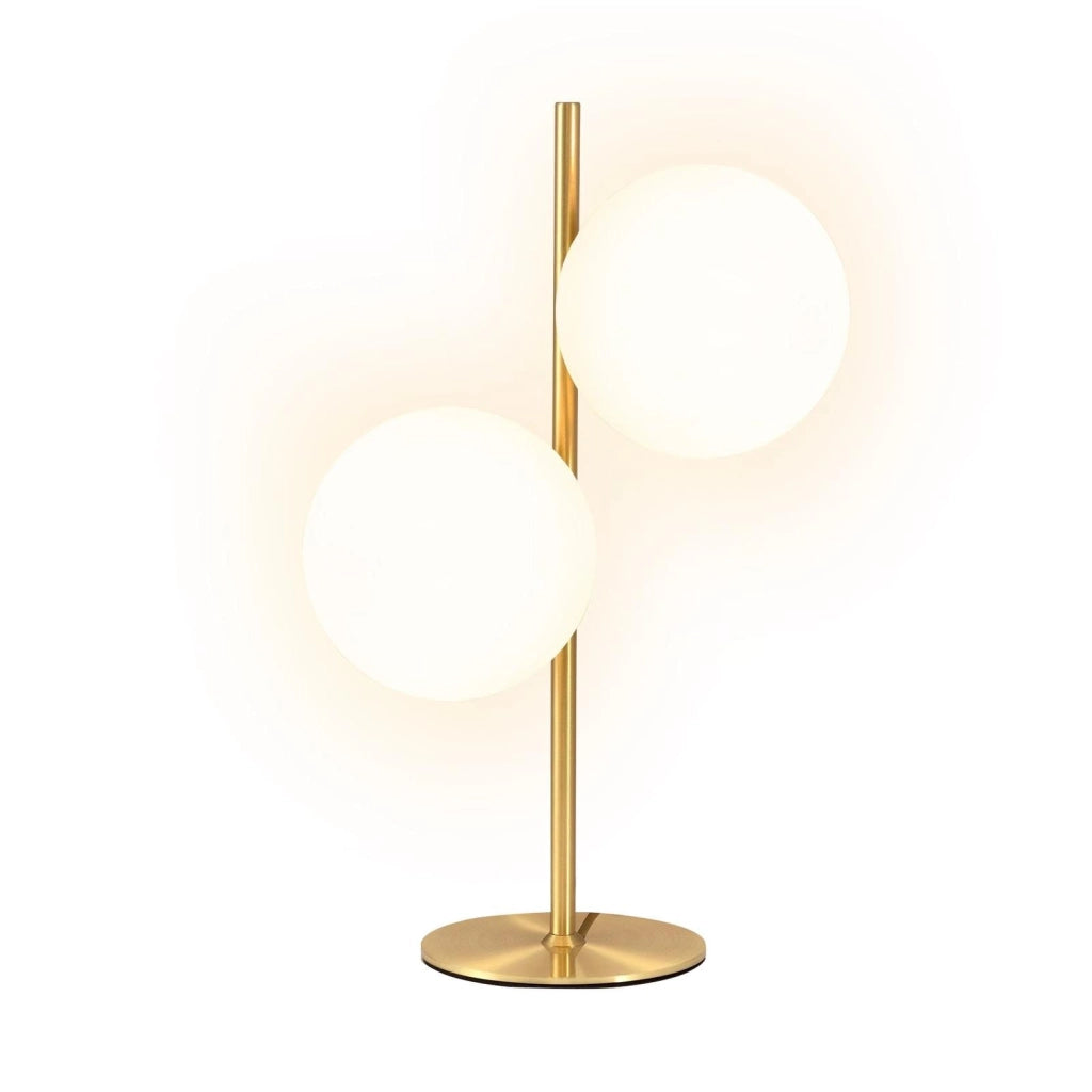 ZMH Lampada da tavolo moderna oro industriale soggiorno comodino