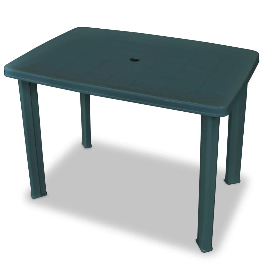 Set di mobili da bistrot in plastica verde da 3 pezzi 02_0014544