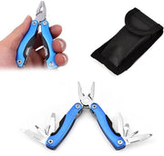 Multitool 11-in-1 con Lama in Acciaio Inossidabile - Tas in Tela Oxford - Ideale per Campeggiatori - Realizzato con Materiali Durevoli e Corrosione-Resistenti