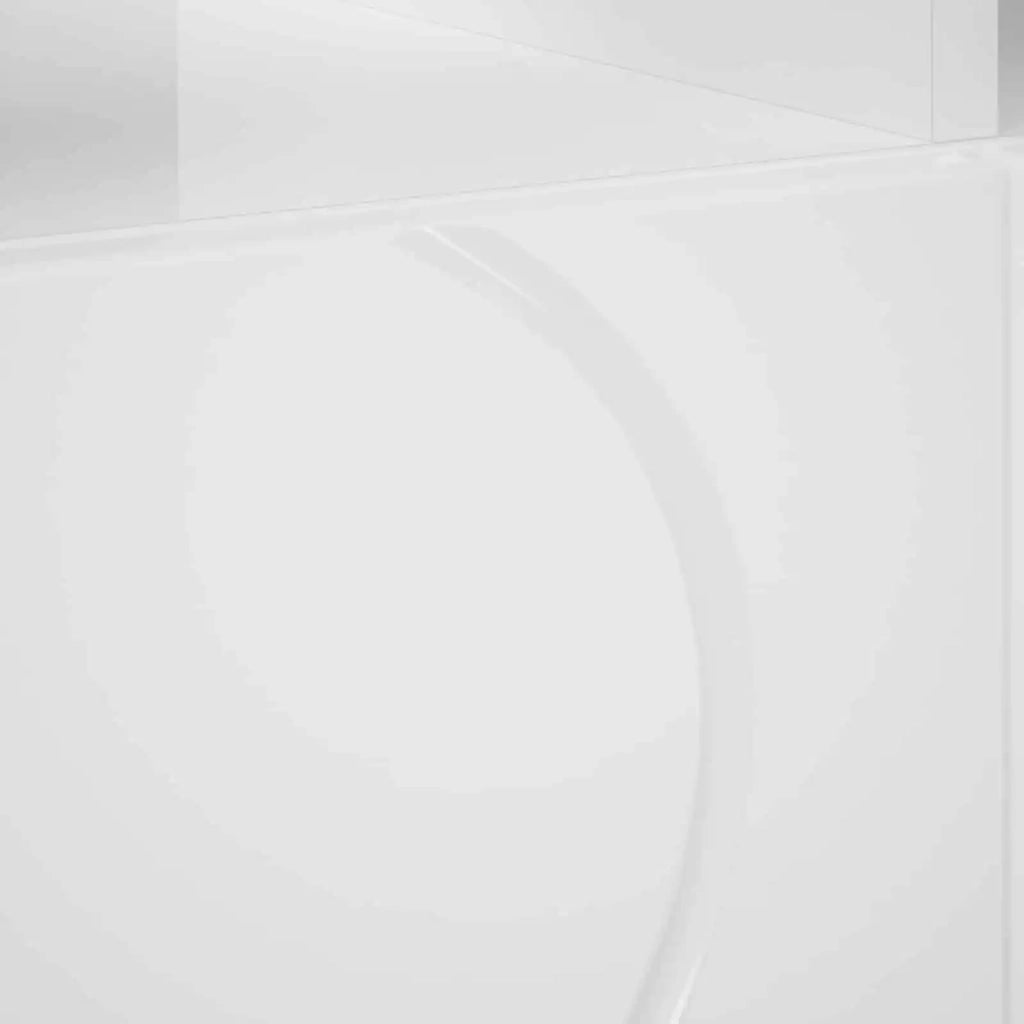 Supporto TV 90 x 34.5 x 40 cm Bianco Lucido 8011472