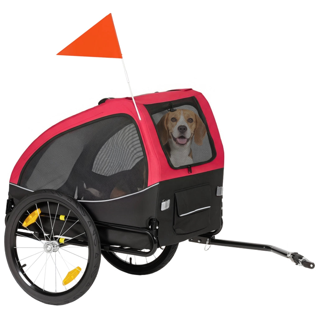 Trasportino per Cani Faltabile ¨C zephmum ¨C Rosso 138x70x89 cm