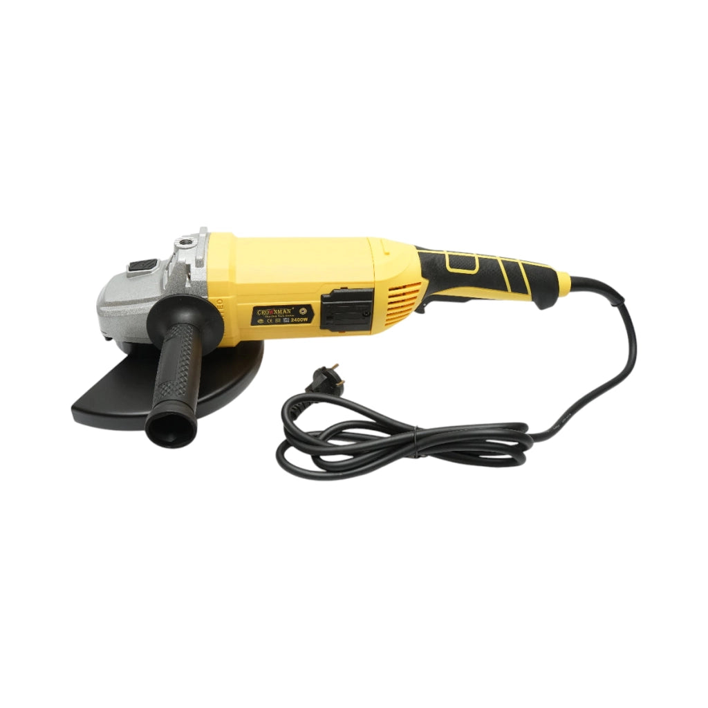 Smerigliatrice angolare Flex 2400W, disco 220V 230mm, velocità 6500 giri/min Crownman