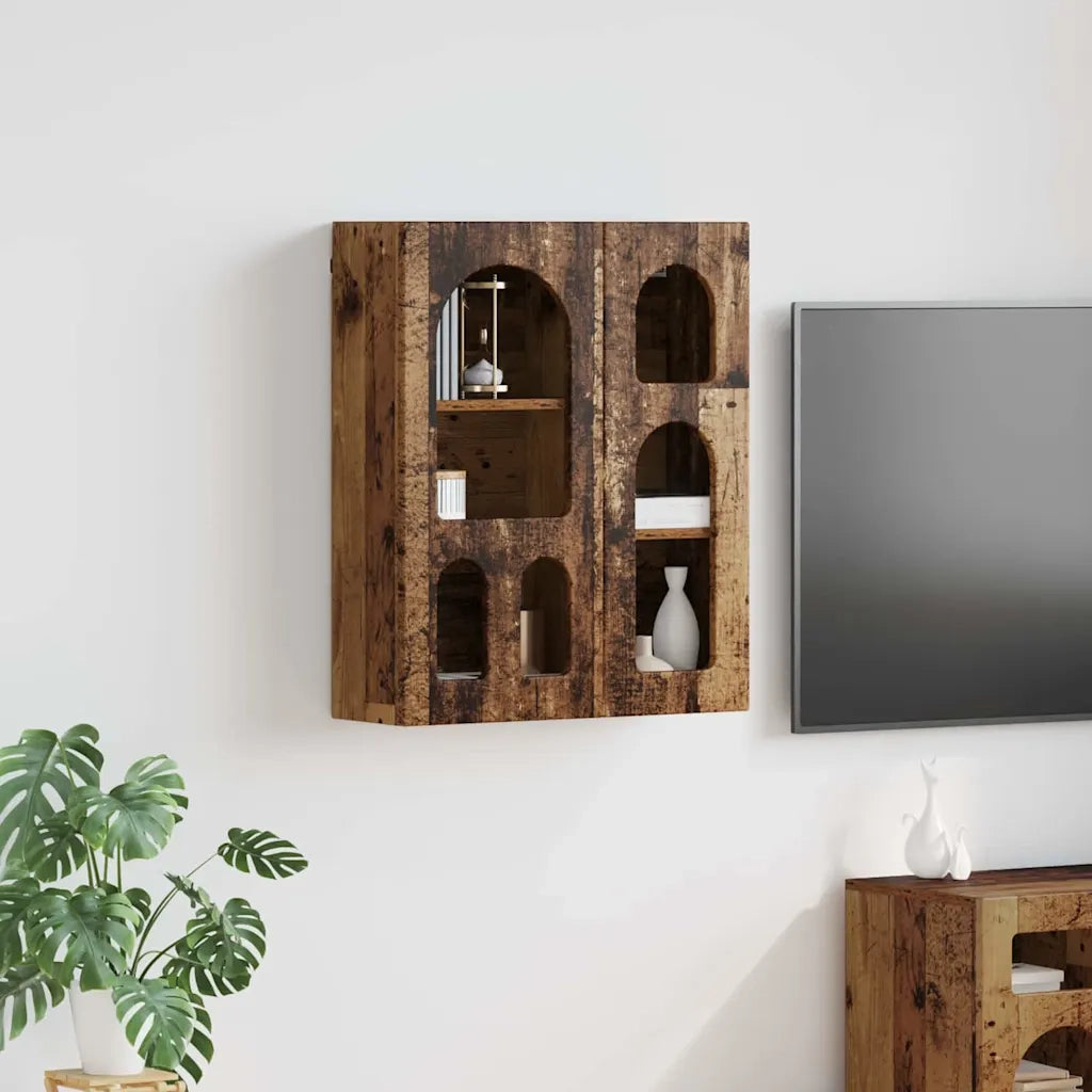 Armadio pensile con lo scaffale Legno vecchio 59 x 20 x 71.5 cm CFW4468225