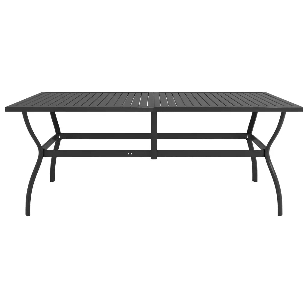 Set da Pranzo da Giardino 9 pz in Textilene e Acciaio 3060286