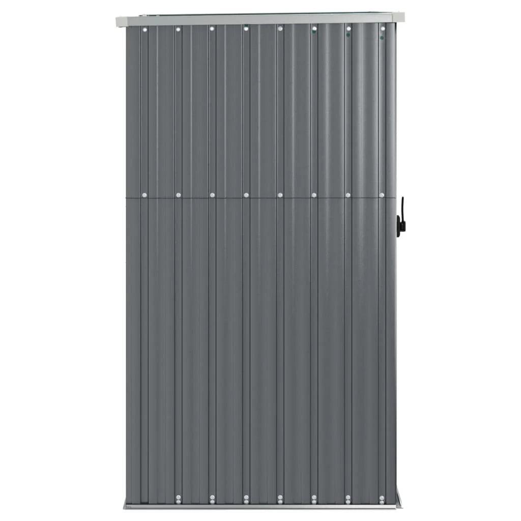Casetta da giardino cabina ripostiglio casetta da esterno robusta casetta per attrezzi 88 x 89 x 161 cm acciaio zincato grigio 02_0022418