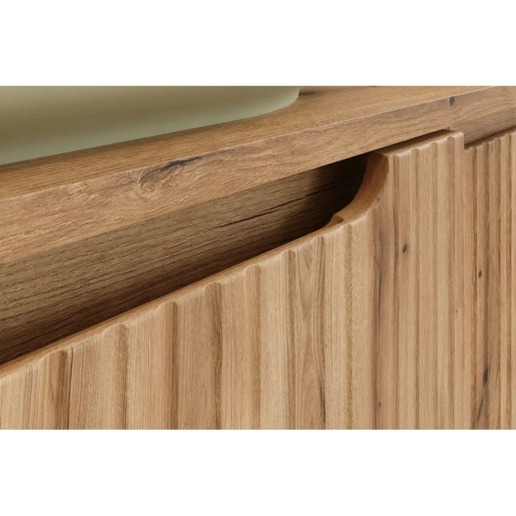 Mobile sottolavabo VANO 50 cm in rovere sospeso con 2 cassetti