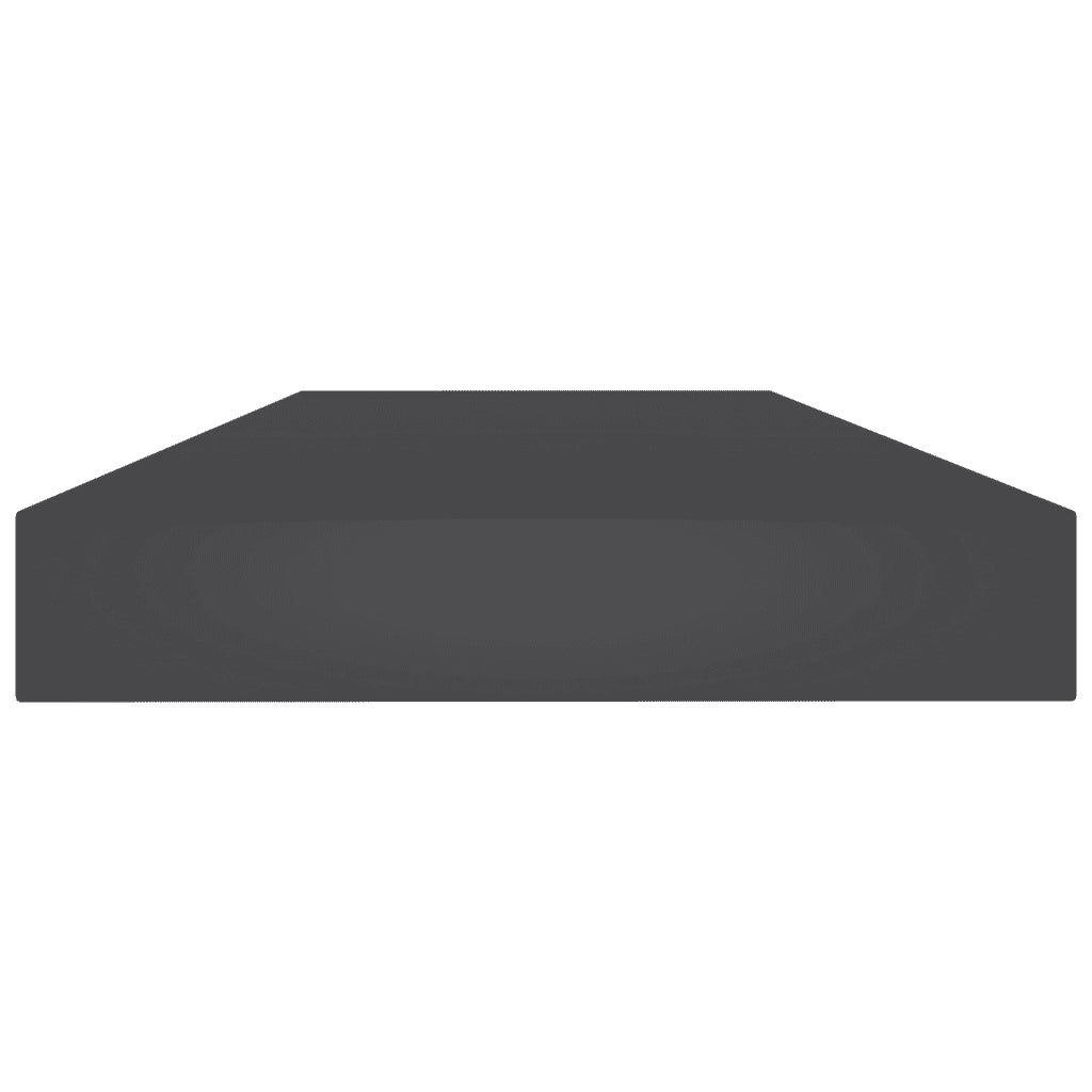 Ripiani per Libreria 8pz Grigi 80x10x1,5cm in Legno Multistrato 805287