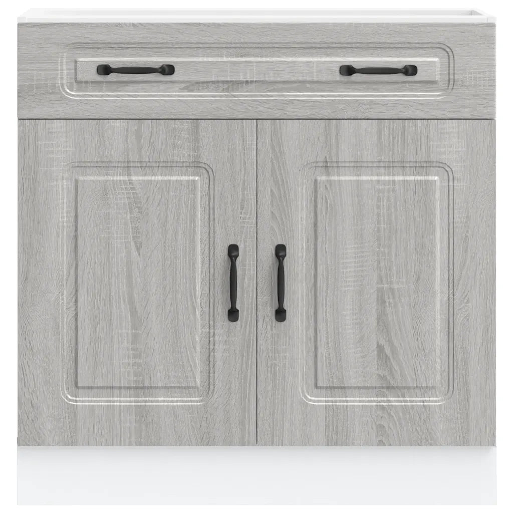 Base da Cucina Kalmar Grigio Sonoma in Legno Multistrato 853503