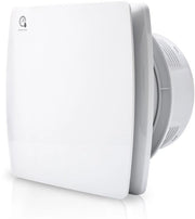 Ventilatore per bagno Ø150 mm Silenzioso con sensore di umidità e timer bianco