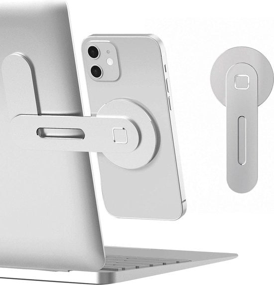 Stand per Laptop con Regolazione Magnetica e Orecchino per Telefono – Clip per Monitor in Alluminio Opnebbile e Portatile