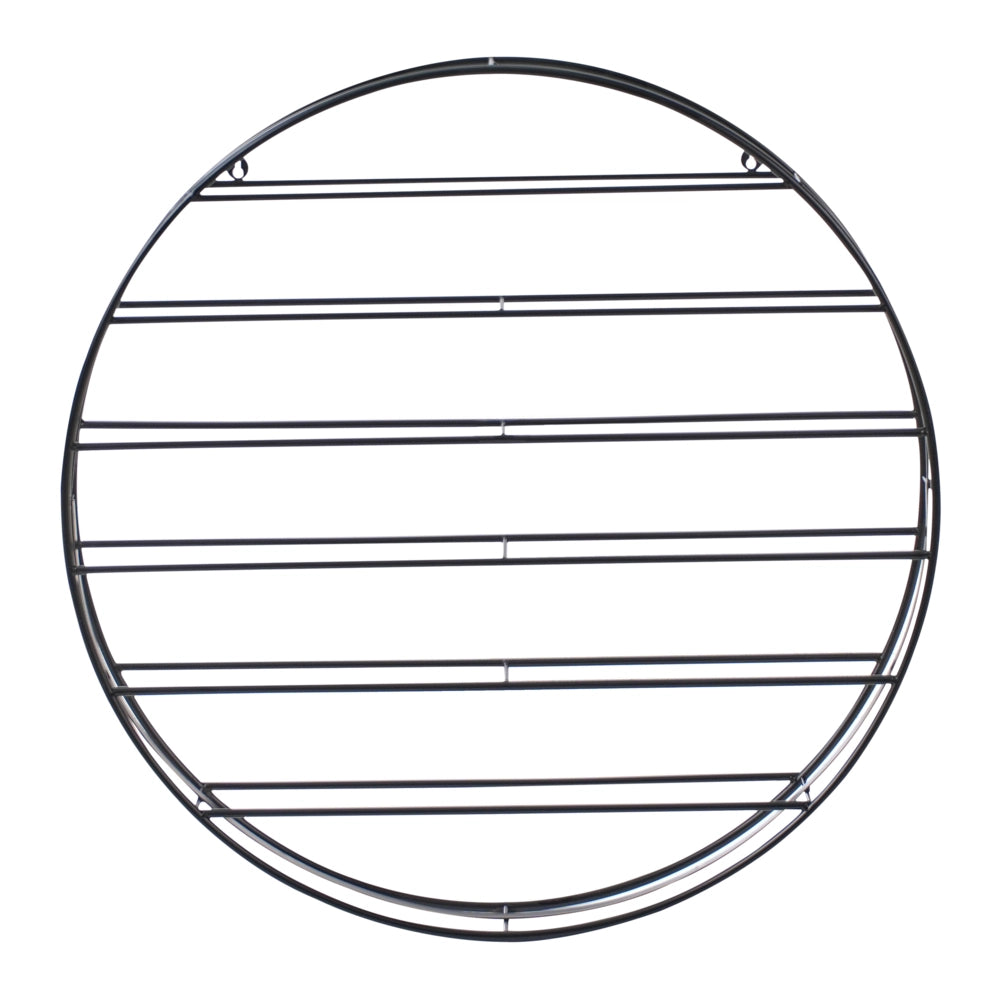 Portabottiglie da parete in ferro nero 80 x 80 x 9 cm per bottiglie Stile moderno Sala da pranzo Cucina Soggiorno