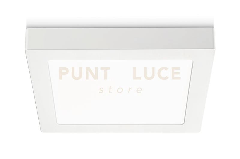 GFA763C- PLAFONIERA BIANCA QUADRATA A LED 3000K 420LM 6W 12X12CM