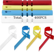 Etichette per piante 400 pezzi - Etichette per giardino - Resistenti all'acqua - Etichette PVC flessibili - Etichette adattabili - Adatte per esterni