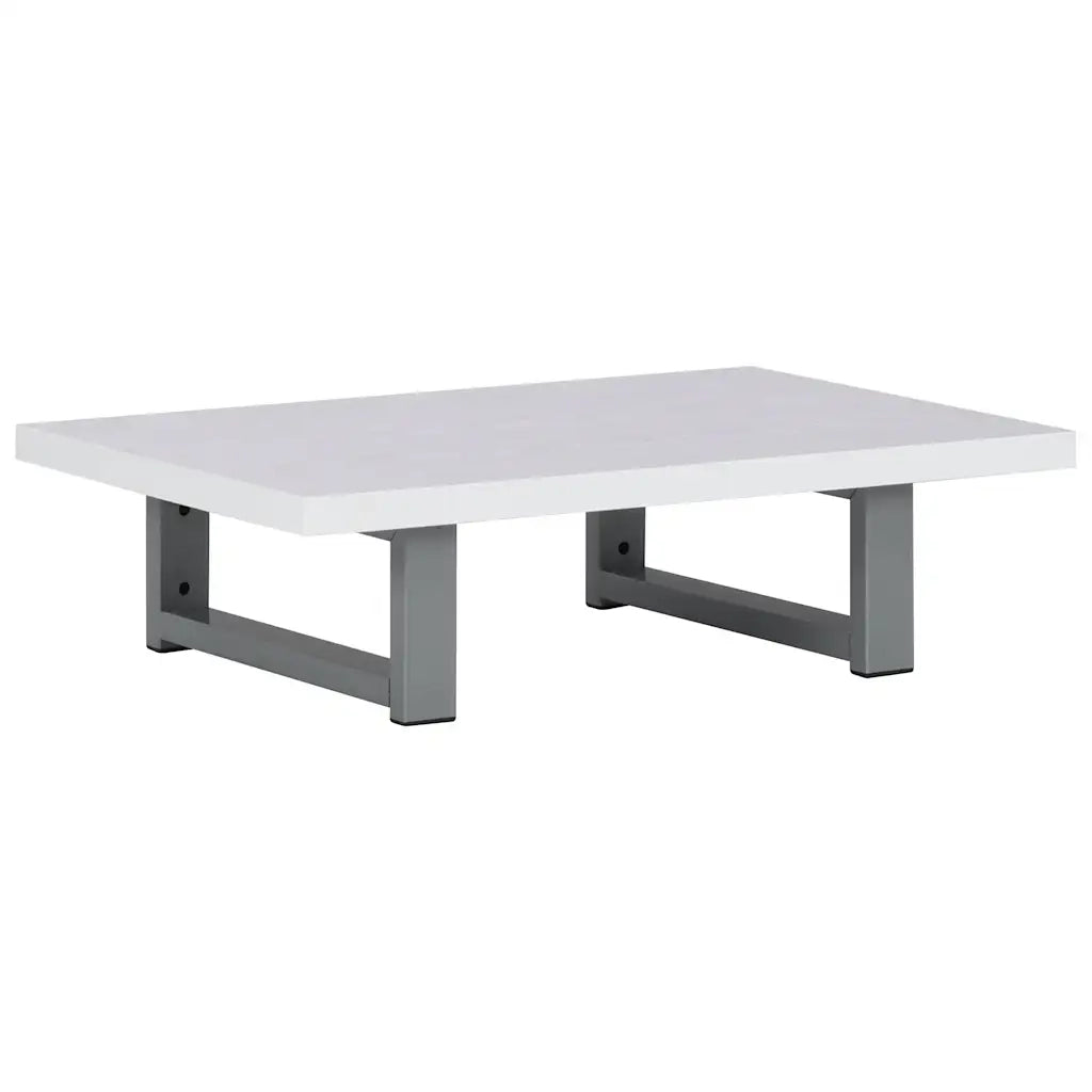 Set Mobili da Bagno 2 pz Ceramica Bianco