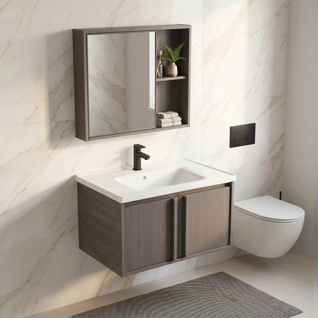Set Di Mobili Da Bagno Con Lavabo Gama T25023 Kjm 70cm
