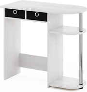 Computer portatile per ufficio/casa con scrivania in legno di quercia/acciaio inox