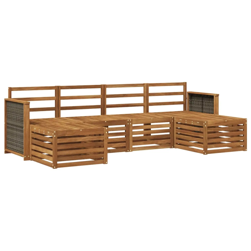 Set divani Legno di Acacia Massello 3384675