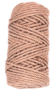 Tessuto di Juta Naturale Forte - Rollo di Corda di Juta Lunga 50 Metri - Marrone - Giardino, Artigianato, Decorazione - Ideale per Imballo e Crea...