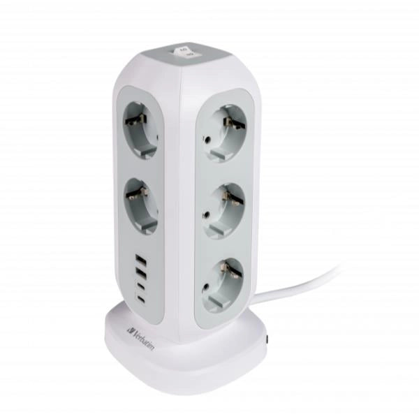 Verbatim 49547 prolunghe e multiple 11 presa(e) ac interno bianco
