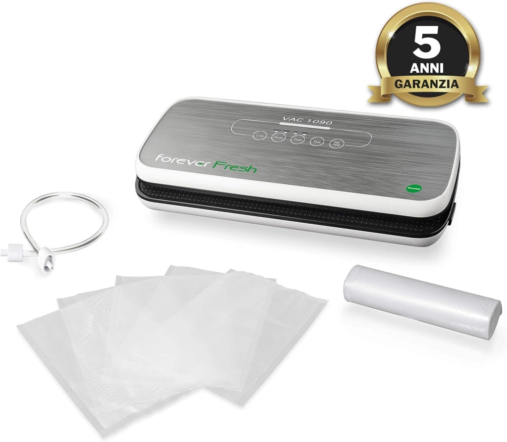 Macom forever fresh vac 1090 macchina sottovuoto, plastica, multicolore.