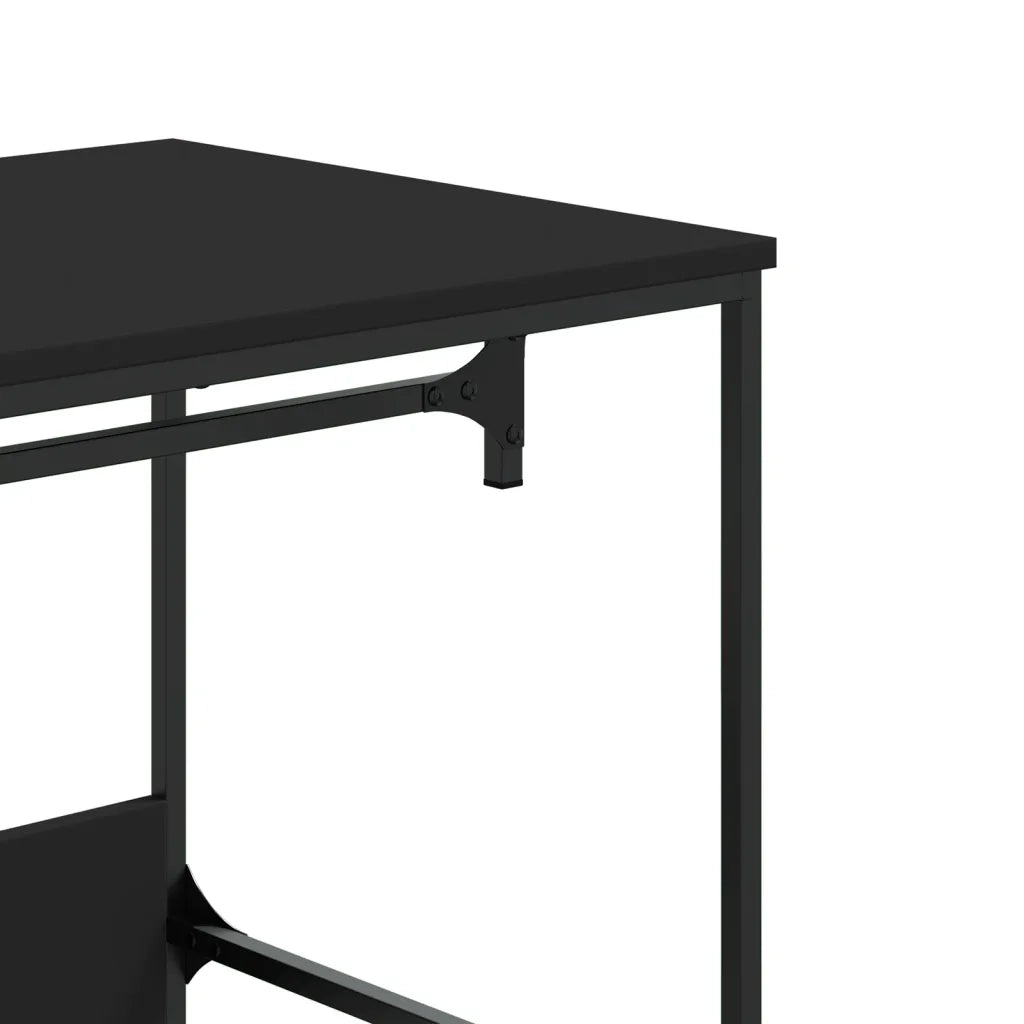 Armadio Nero 90x50x180 cm in Truciolato 848669