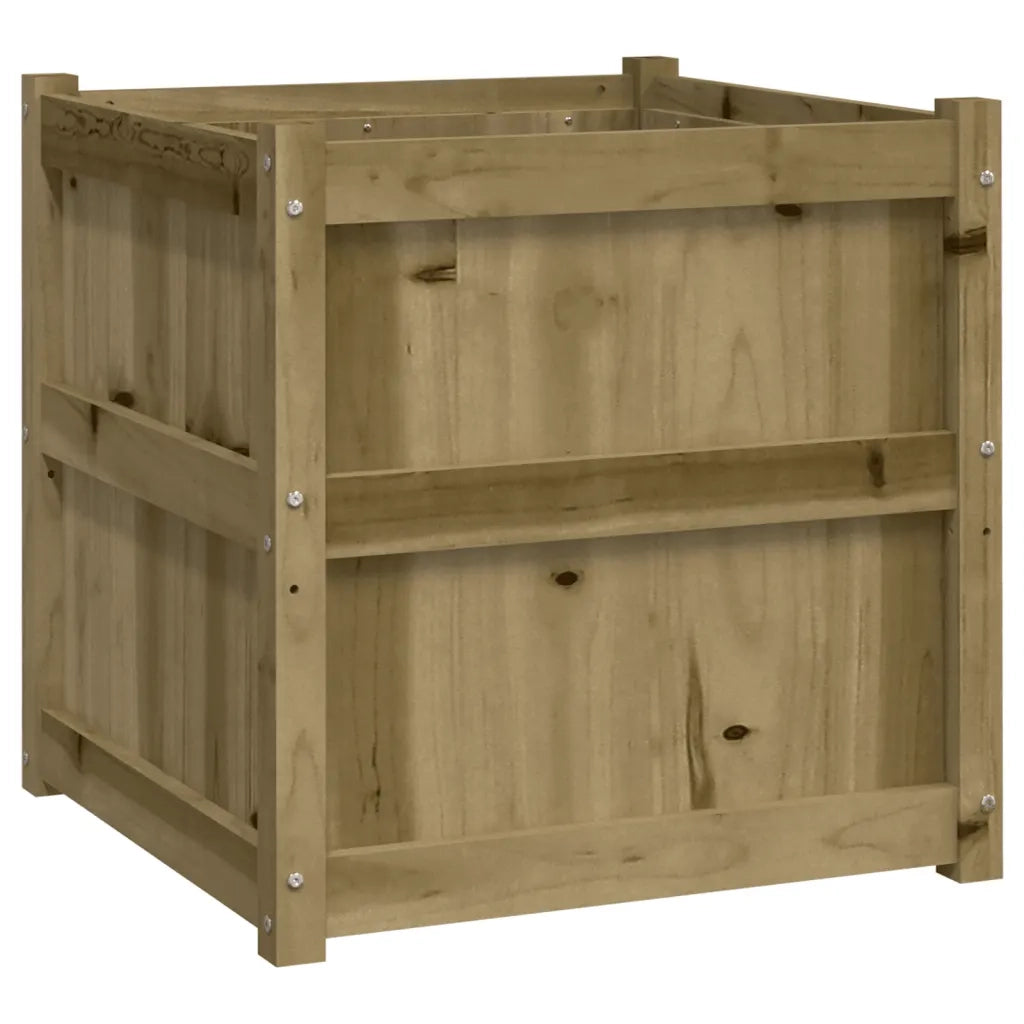 Fioriere da Giardino 2 pz in Legno di Pino Impregnato 837433