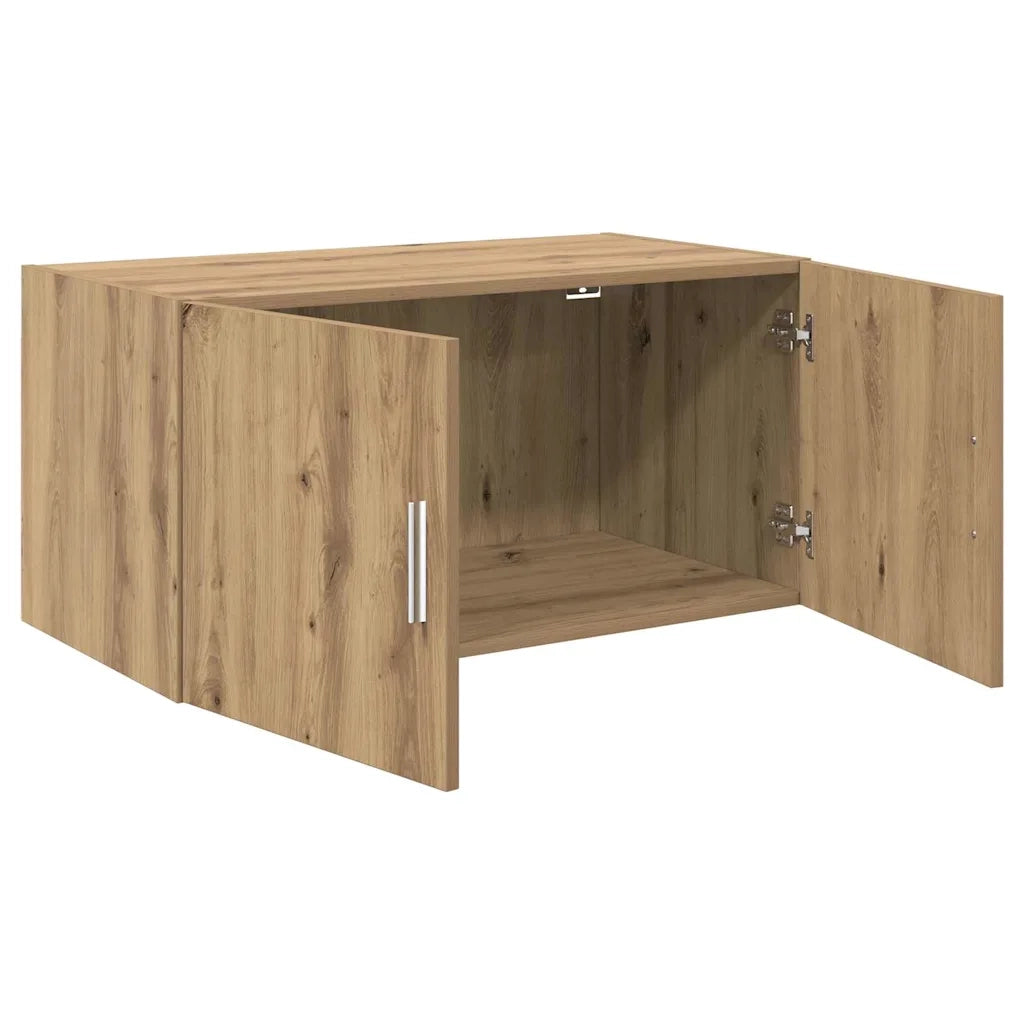 Armadietto a Muro | Mobile a Parete rovere artigianale 80 x 42.5 x 40 cm