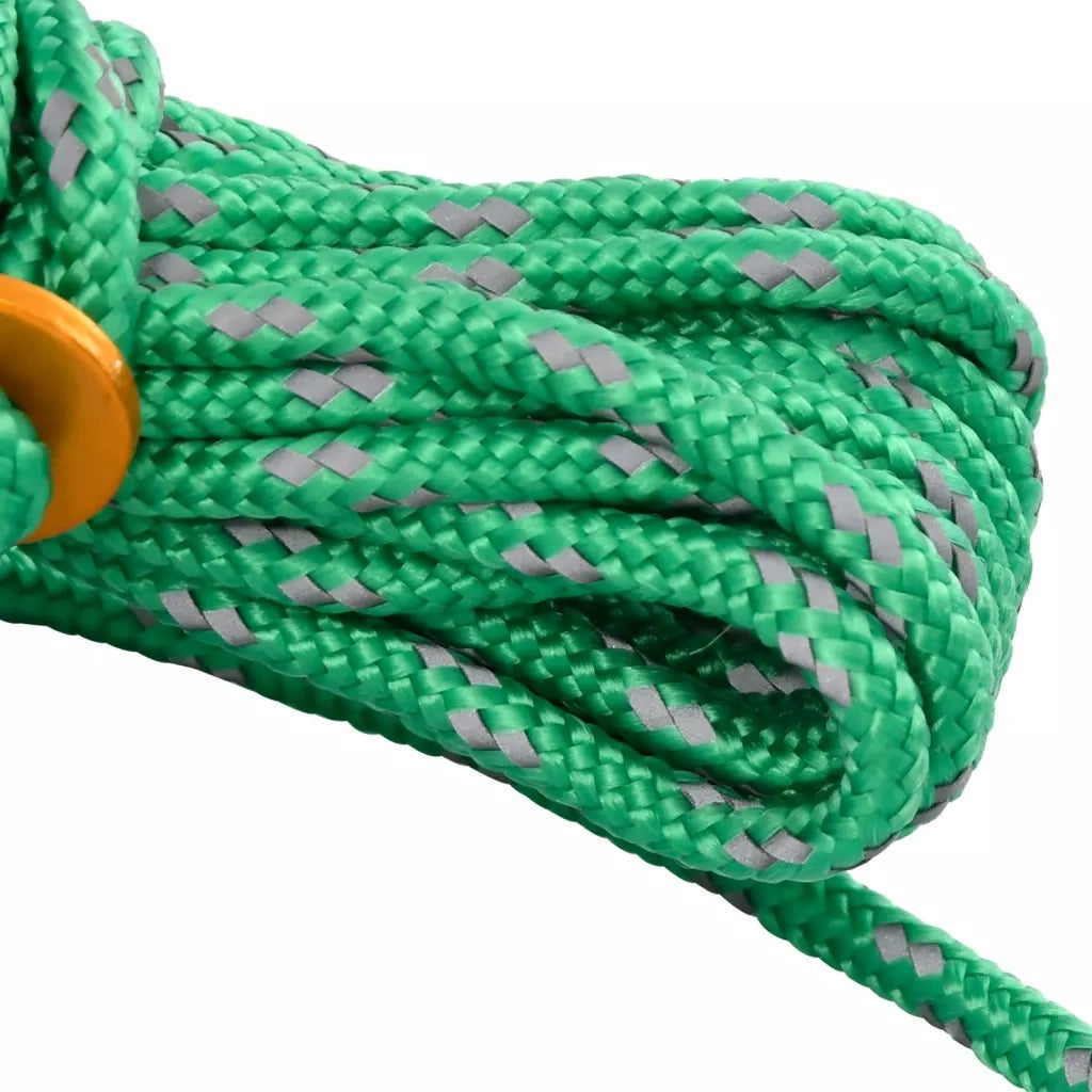 Corde per Tenda con Chiavi Riflettenti 8 pz 4 m 4 mm CFW7424577