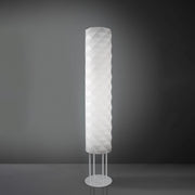 Piantana Moderna Prisma Polilux ® Bianco E Metallo 3 Luci E27