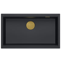 Lavello In Granito Logan 110 Black Rame