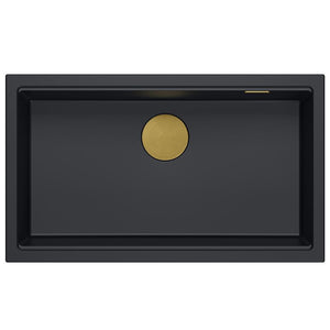 Lavello In Granito Logan 110 Black Rame